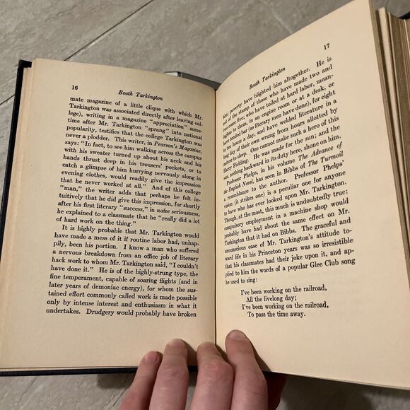 Booth Tarkington SIGNED by Robert Cortes Holliday 1918 1st Edition Good HC - Picture 13 of 13